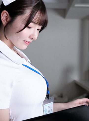 mngs00072｜彩月七緒｜こっそりノーブラ誘惑する小悪魔ナース 禁欲チ○ポを甘サド淫語ささやきパイズリ挟射 彩月七緒